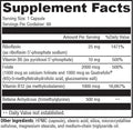 Methylation Plus Supplement Facts